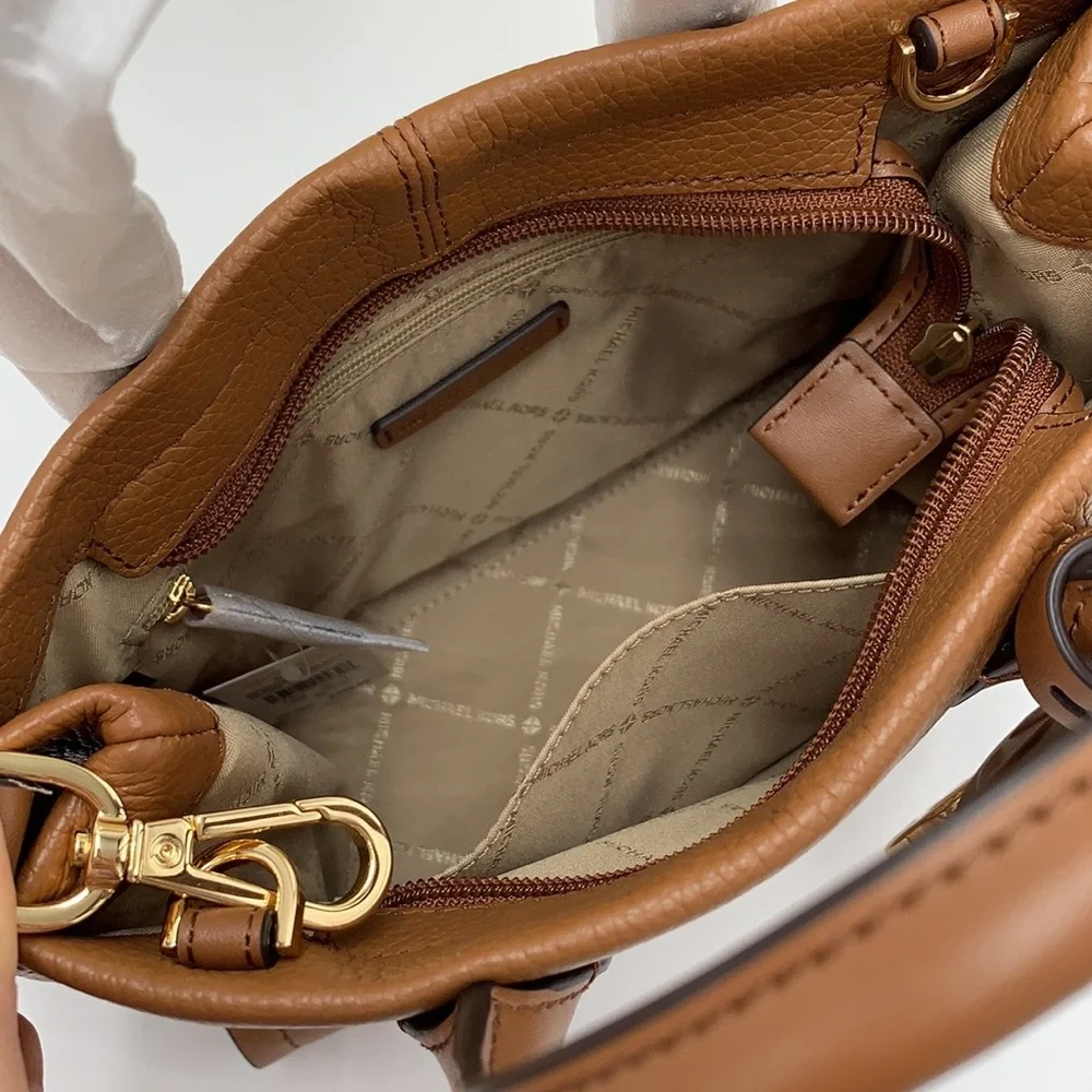 MICHAEL KORS Mirella Small Shopper TZ XBody Pebbled Leather Crossbody
Luggage - Picture 6 of 16